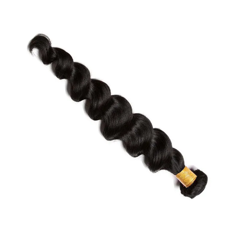 100% Virgin Remy Hair Bundles Natural Loose Wave
