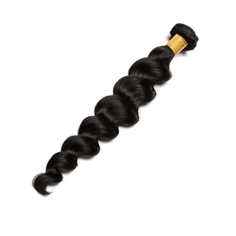 100% Virgin Remy Hair Bundles Natural Loose Wave