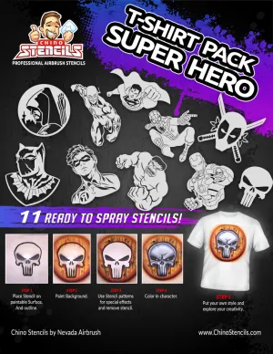 11 Super Hero - T-shirt pack