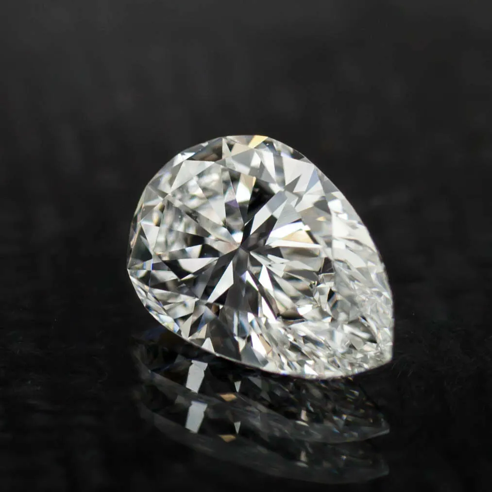 1.10 Carat Loose E / VS2 Pear Shaped Cut Diamond GIA Certified