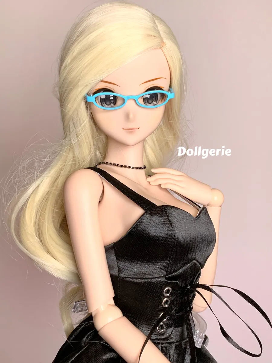 1/3 Sky Blue Oval Frame Glasses (made by EPOCH)