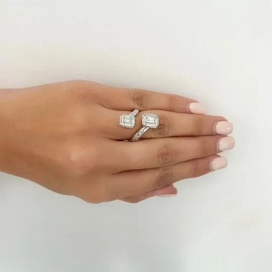 1.5 Carat Emerald Cut Diamond - H SI1 - 1.57ct - 194490