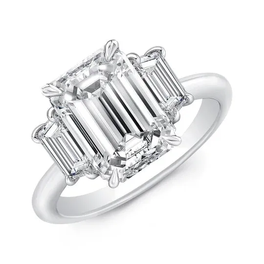 1.5 Carat Emerald Cut Diamond - H SI1 - 1.57ct - 194490