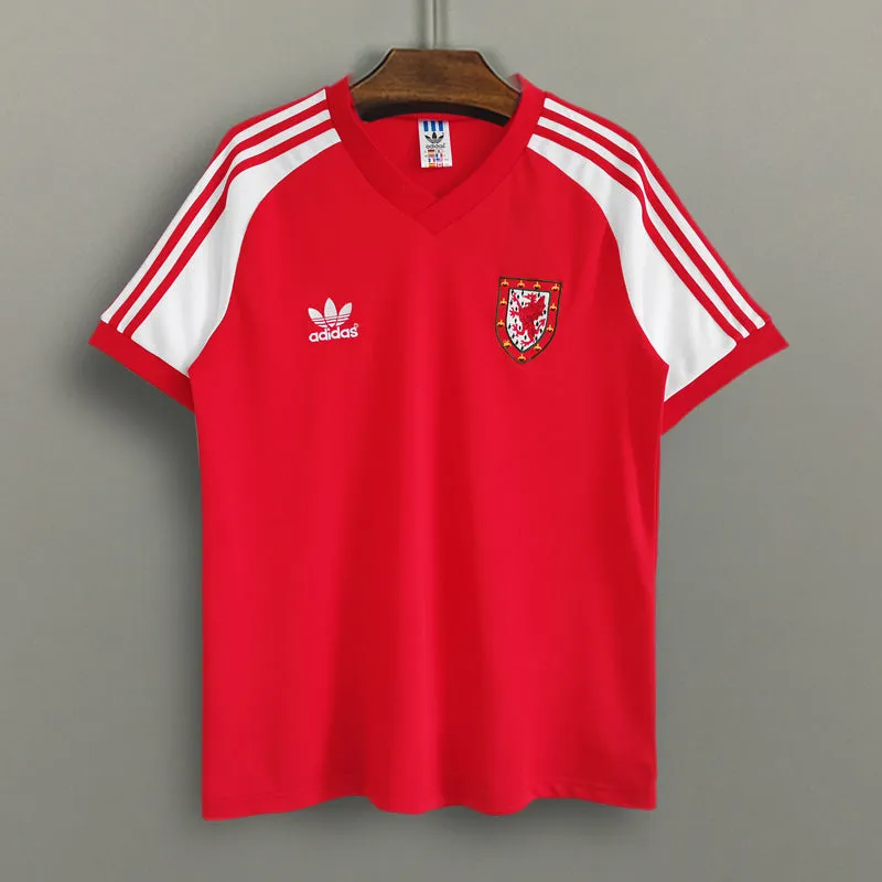 1982 Wales Home Retro Jersey
