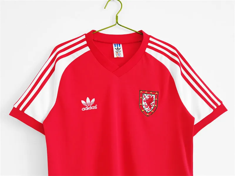 1982 Wales Home Retro Jersey
