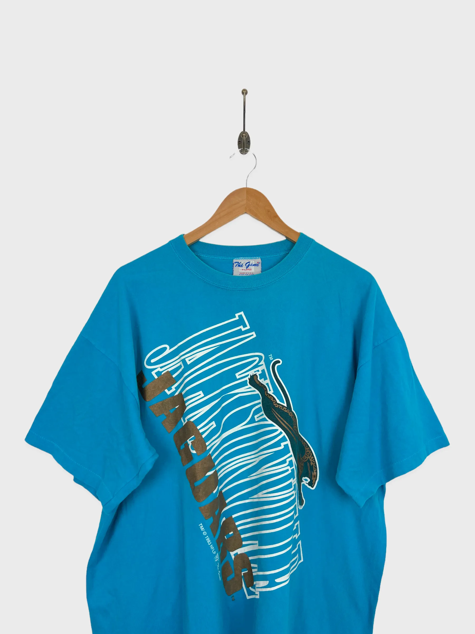 1993 Jacksonville Jaguars NFL USA Made Vintage T-Shirt Size XL