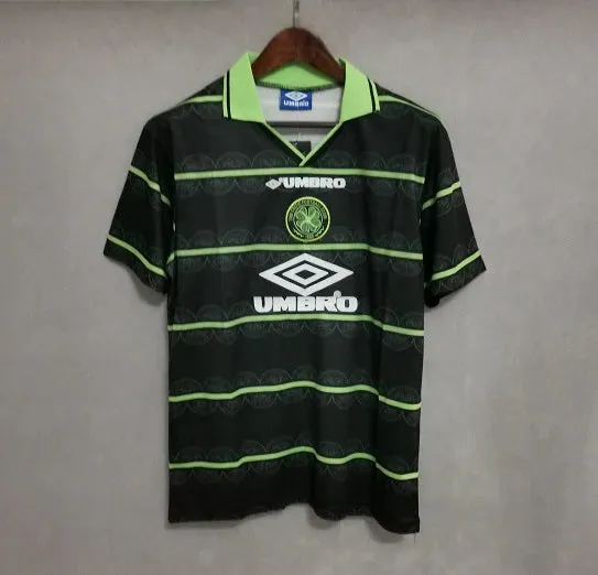 1997 - 1998 Celtic FC
Away - LARSSON #7 Print - Retro Jersey