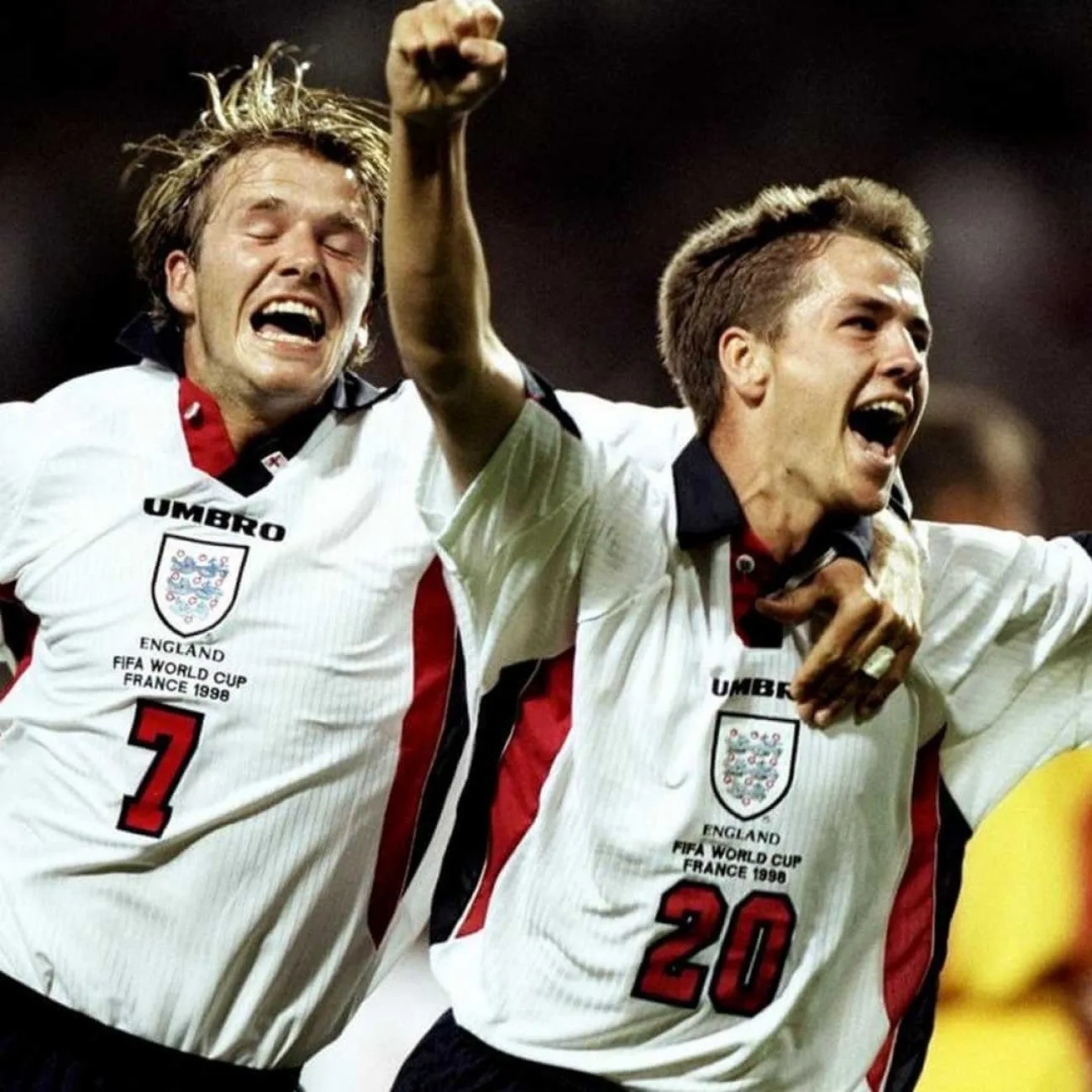 1998 England Home - Southgate 6 - Retro Jersey
