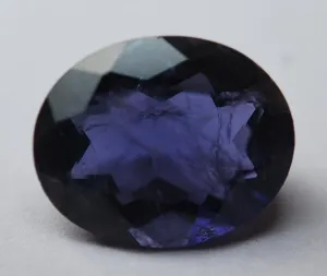 2 Pcs,Superb-Finest Quality, Natural Iolite Faceted Cut Stone Oval Shape, 7X5mm Size Loose Stones