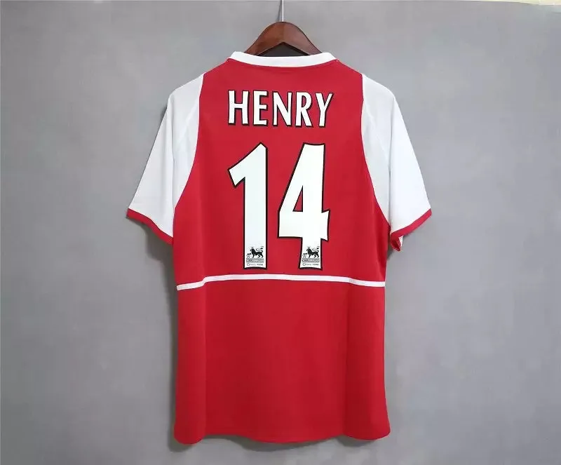 2002 - 2004 Arsenal Home - HENRY 14 PRINT - Retro Jersey