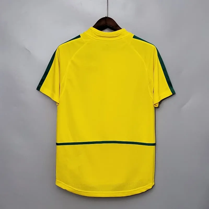 2002 Brazil Home  - Retro Jersey