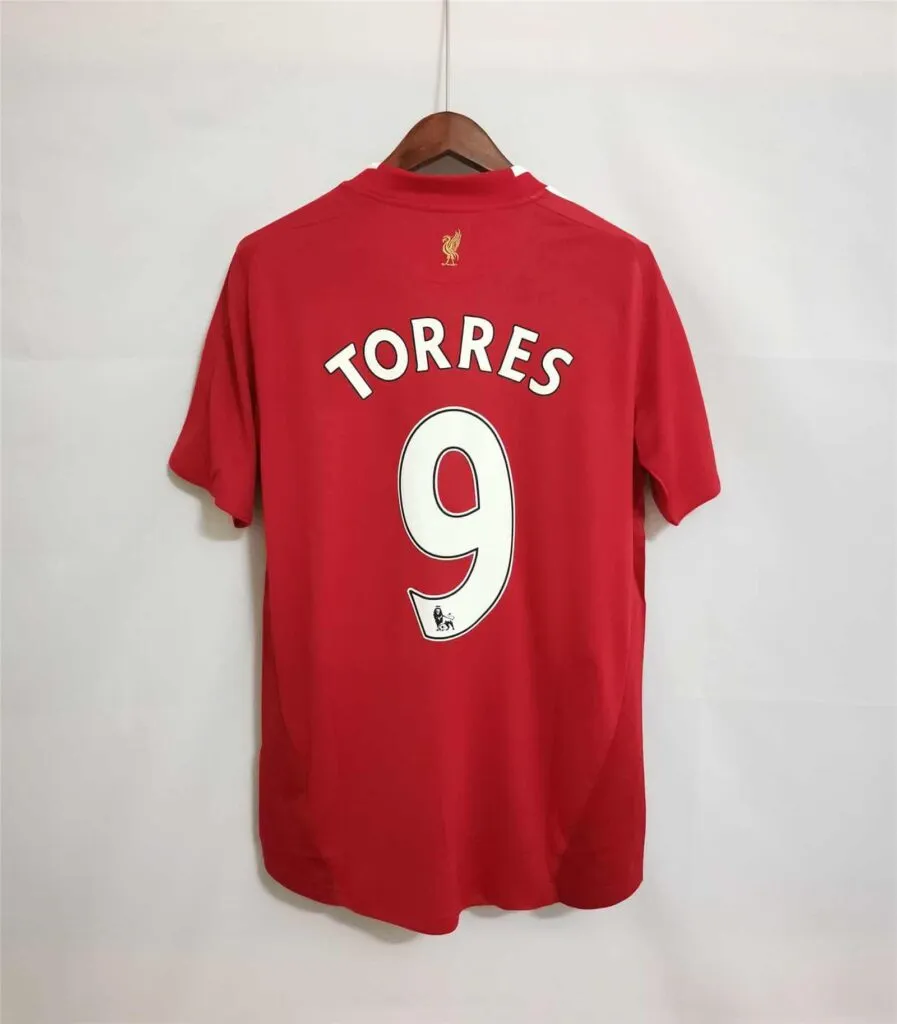 2009 - 2010 Liverpool Home - TORRES 9 Print - Retro Jersey