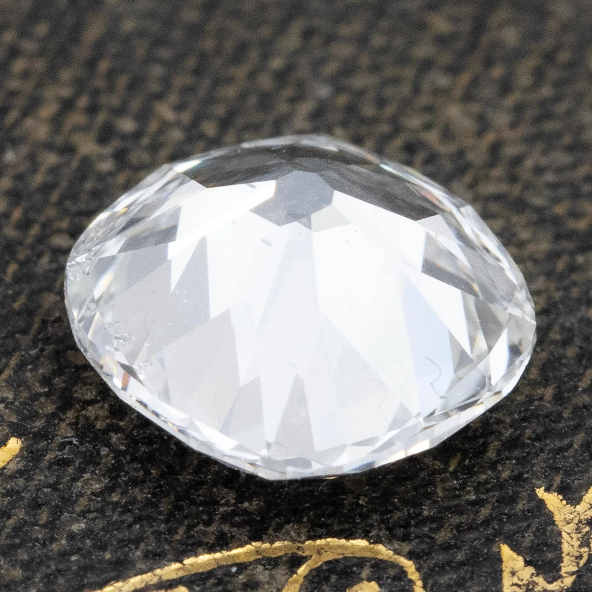 2.04ct Old Mine Cushion Cut Diamond GIA F SI2