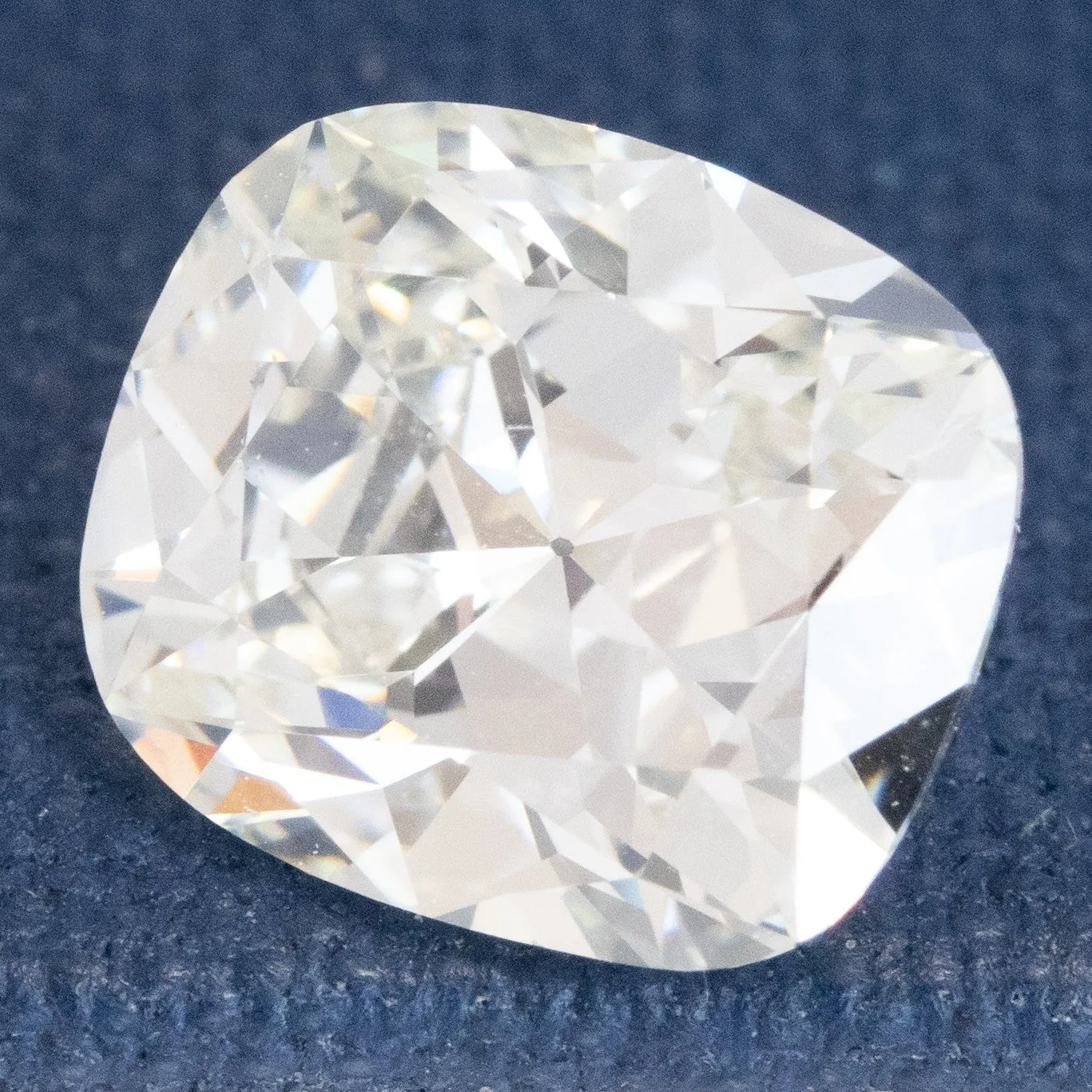 2.08ct Elongated Old Mine Cut Diamond GIA J VS2