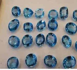 250 Carats Blue Topaz Deal - Oval, Cushion, Emerald, Round