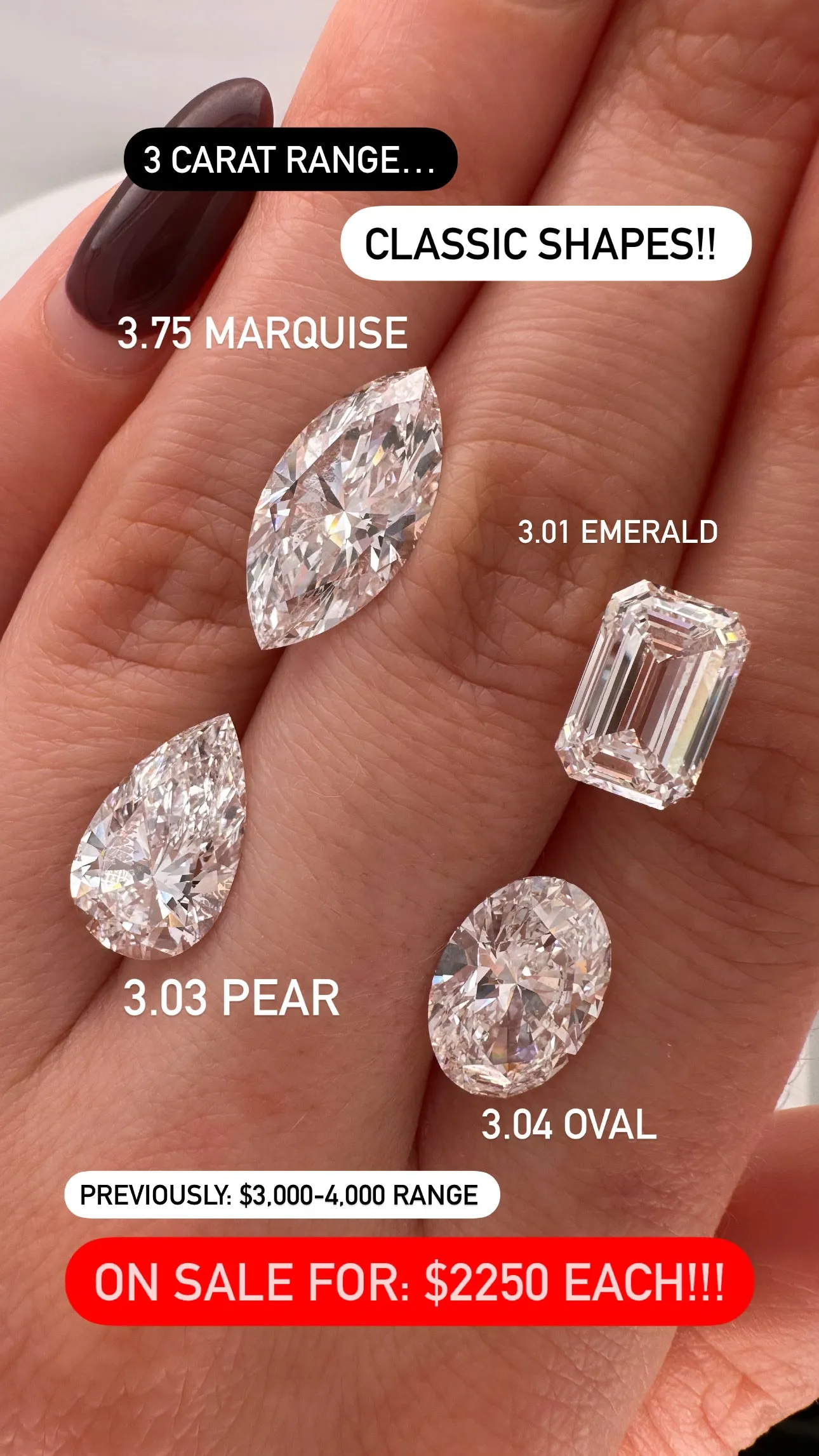 3.04 CARAT OVAL LAB DIAMOND