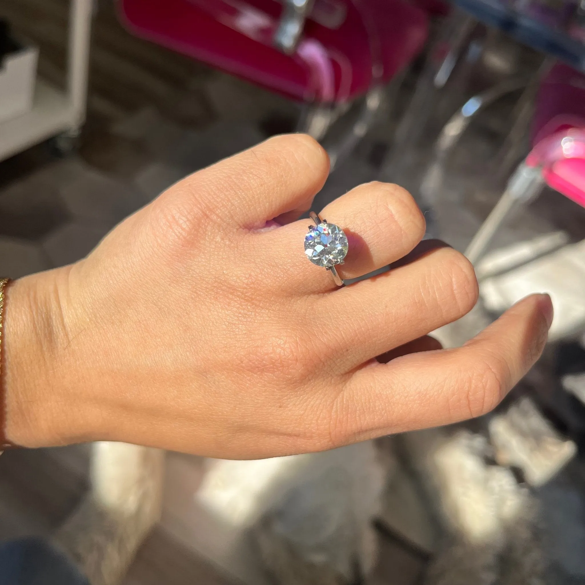 3.28ct Old European Cut Diamond