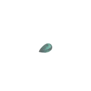 3.39 CT TOURMALINE BLUISH GREEN PEAR TRANSPARENT GIA