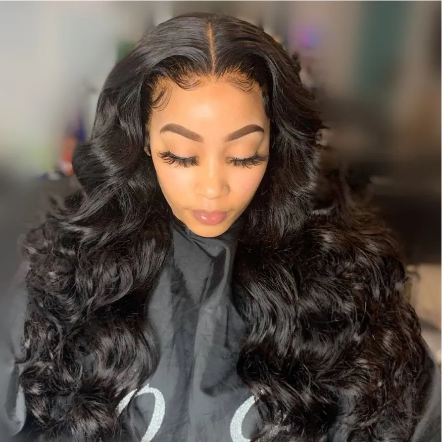 360 Lace Wigs Gorgeous Loose Wave Human Virgin Hair Lace Front Wigs 10-26inches for Women
