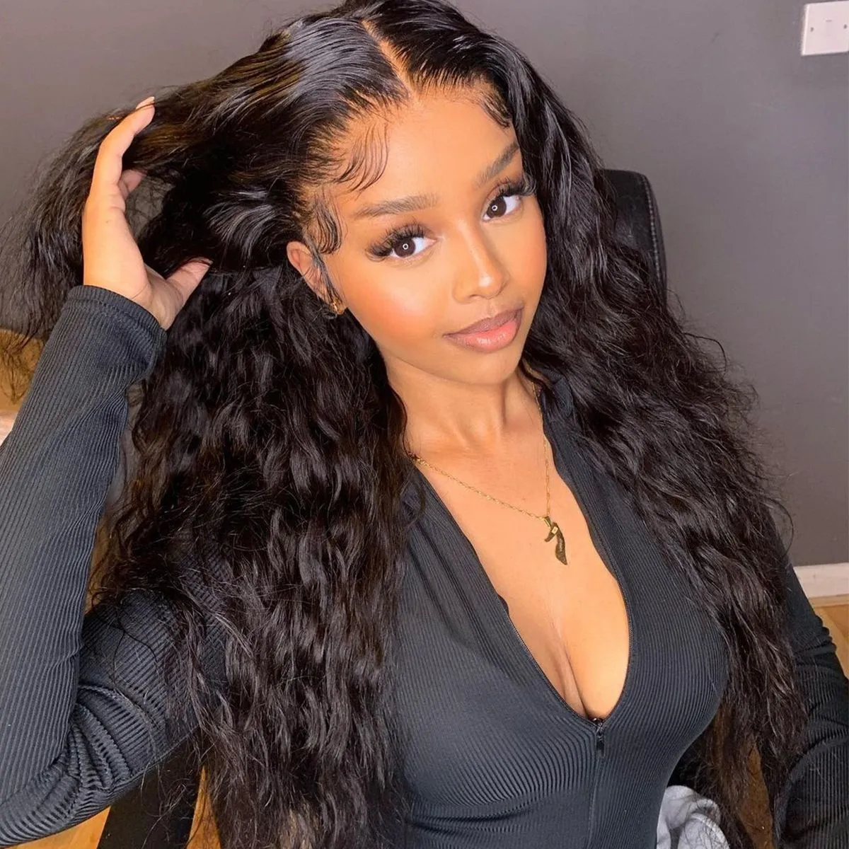 360 Lace Wigs Gorgeous Loose Wave Human Virgin Hair Lace Front Wigs 10-26inches for Women