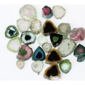 40 ct Water Melon Tourmaline Slices