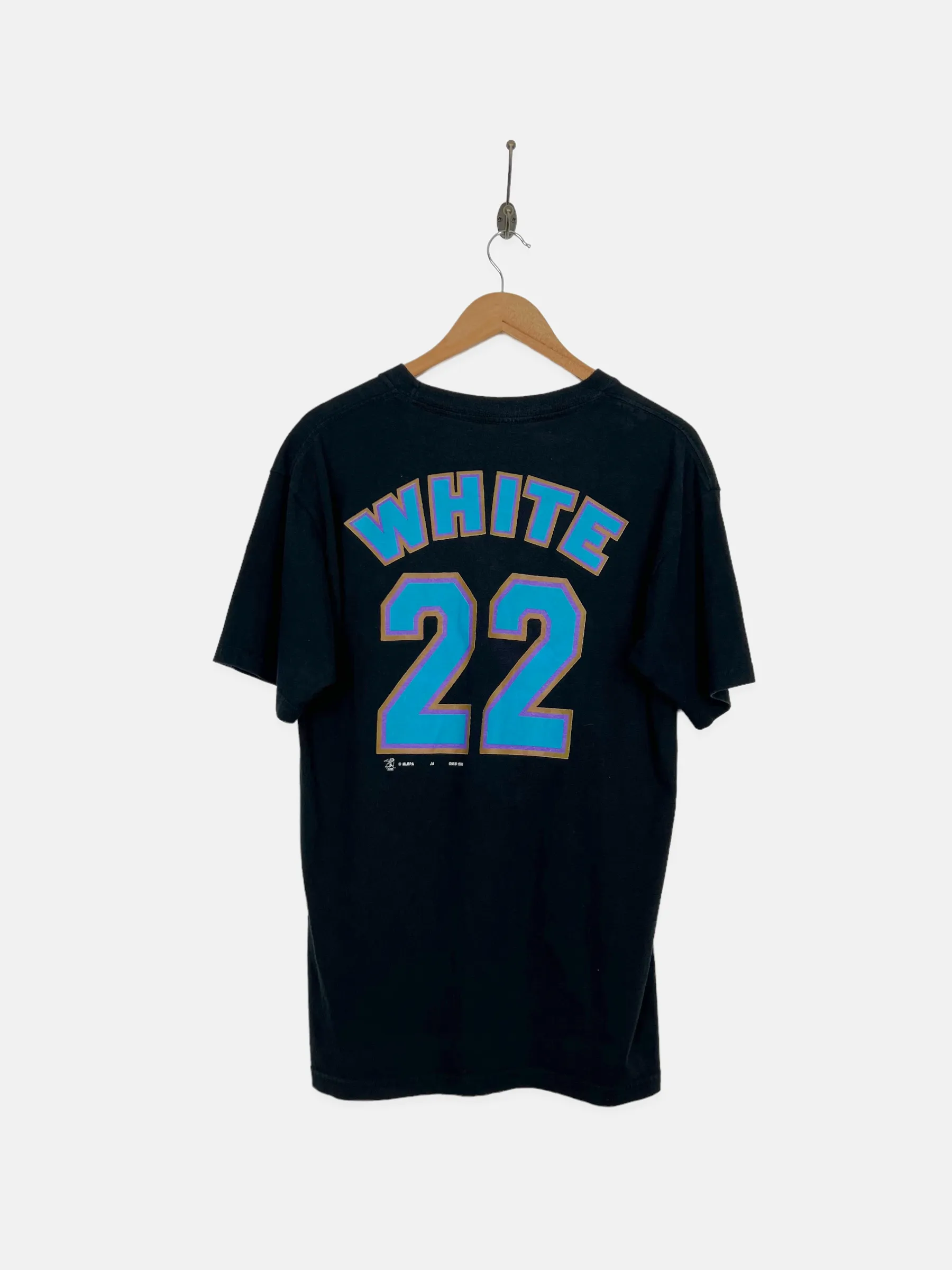 90's Arizona Diamondbacks MLB #22 White Vintage T-Shirt Size M-L