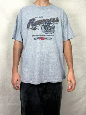 90's Baltimore Ravens NFL Vintage T-Shirt Size L-XL
