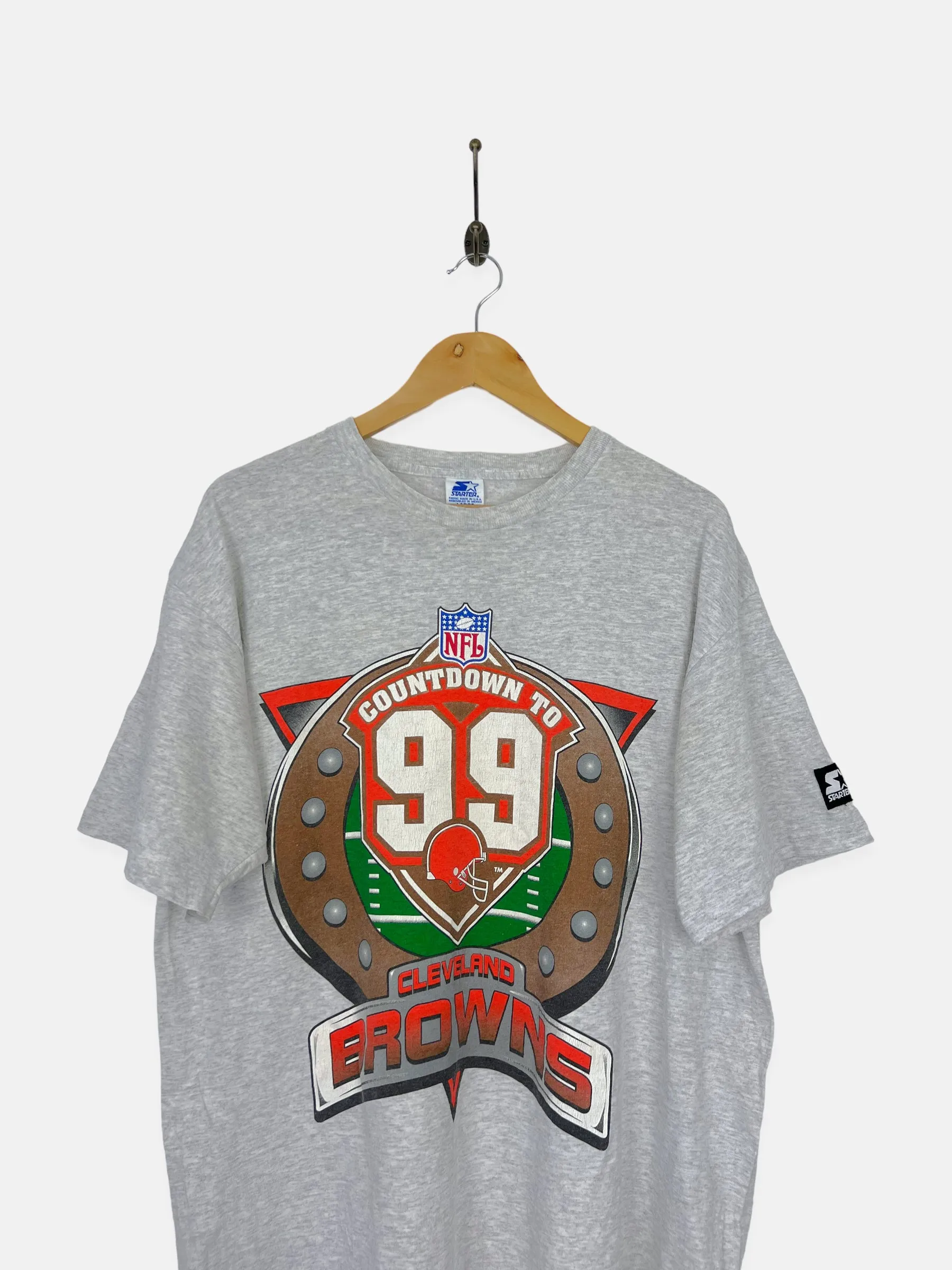 90's Cleveland Browns Starter NFL Vintage T-Shirt Size XL