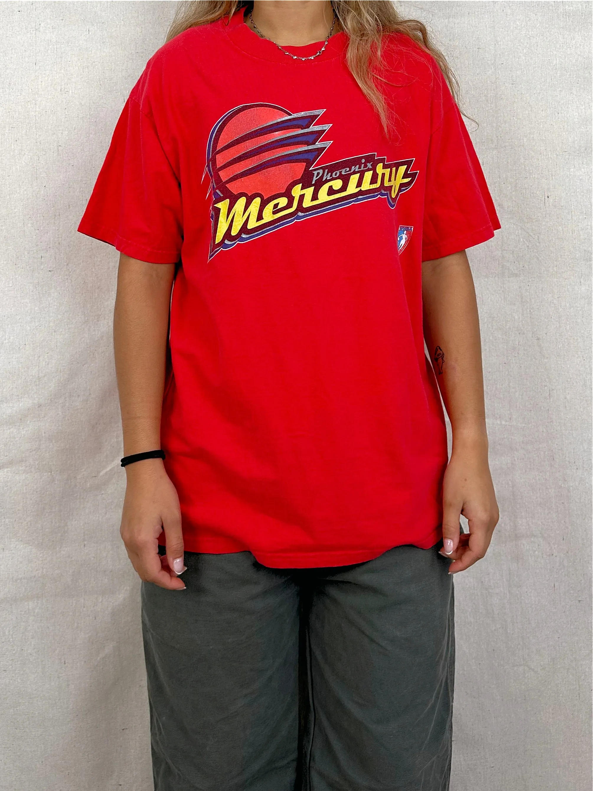 90's Phoenix Mercury WNBA Vintage T-Shirt Size 12