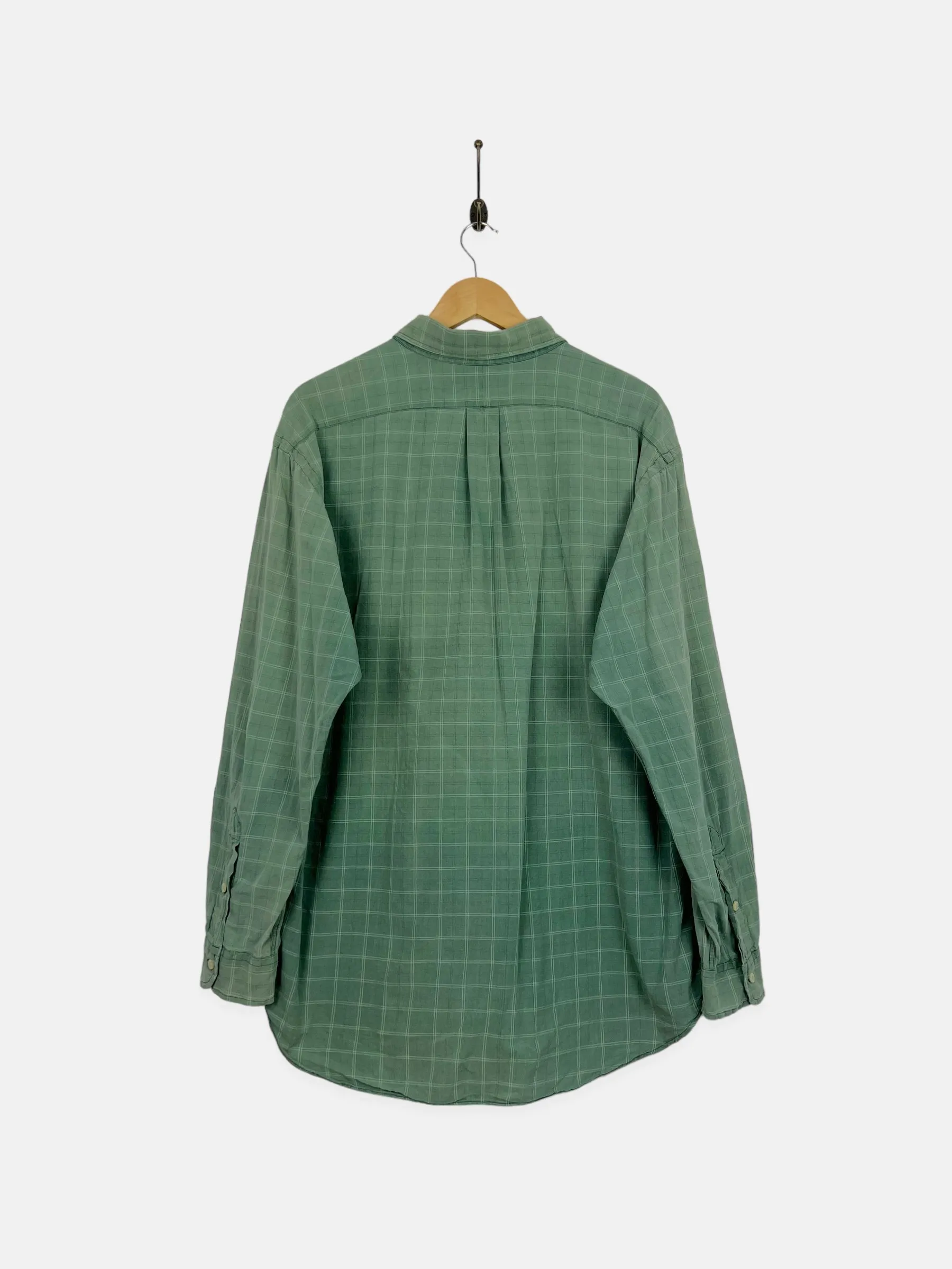 90's Ralph Lauren Golf Embroidered Vintage Button-Up Shirt Size L-XL