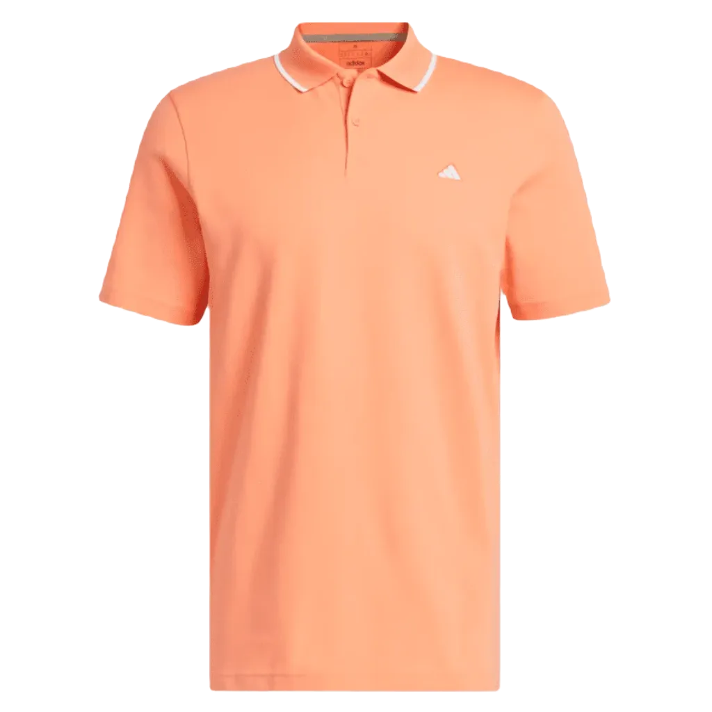 Adidas 2023 Go-To Pique Golf Polo Shirt - Orange