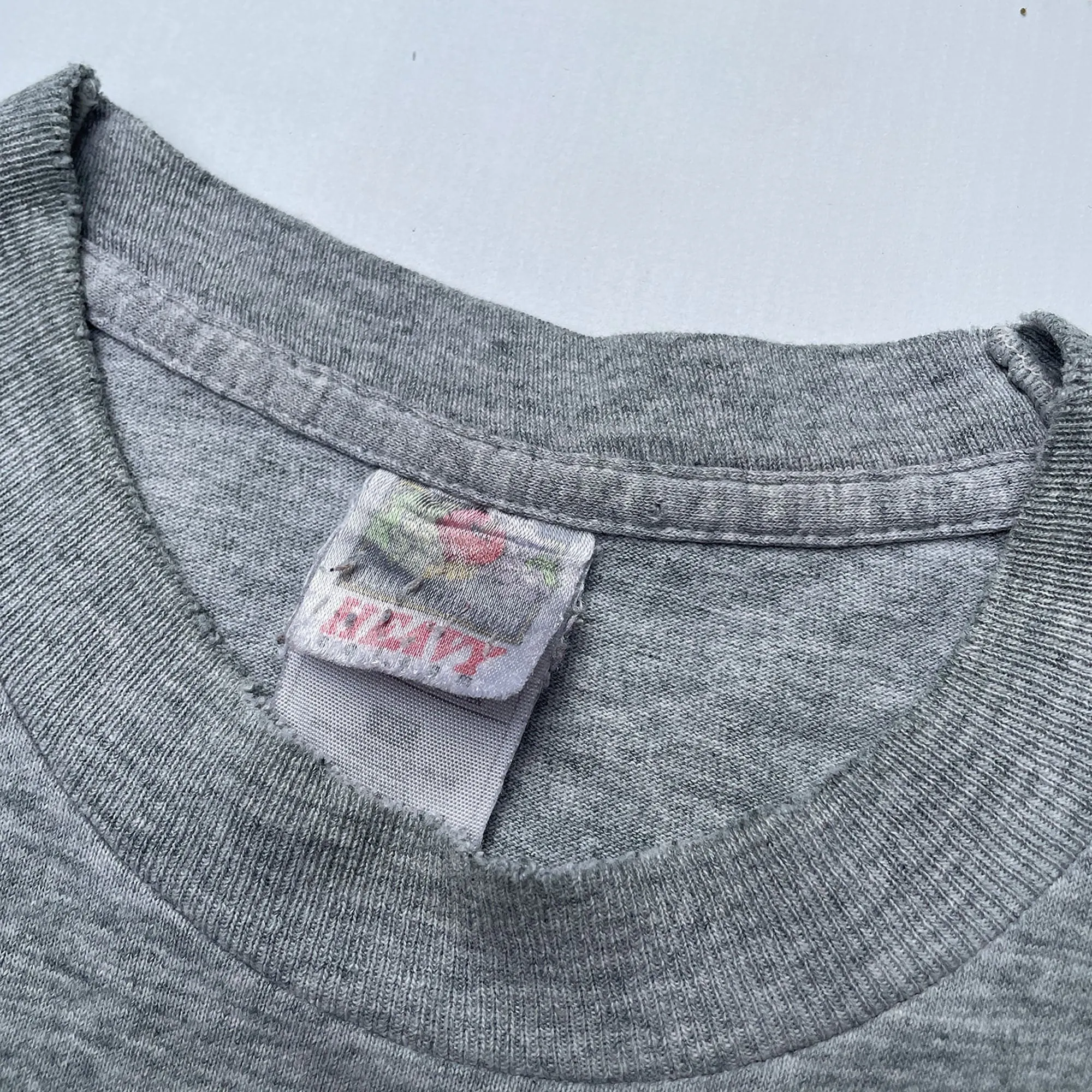 Adrenalin 'Adrenalin logo' Single Stitched T-Shirt (Heather Grey) VINTAGE 90s