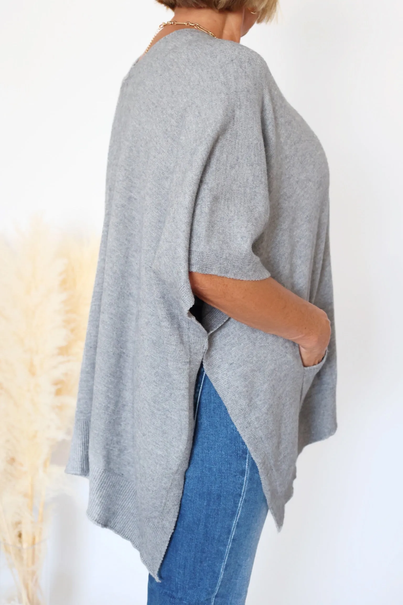 Alani Lightweight Cardigan - Mid Heather (FINAL SALE)