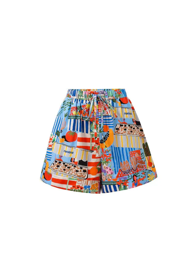 Annea Shorts - Market Blue