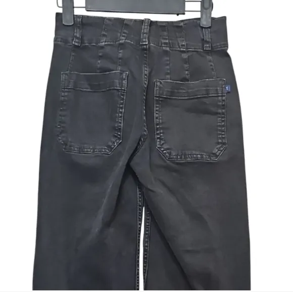 Anthropologie Pilcro Women's Black Wide-Leg Jeans Size 24P