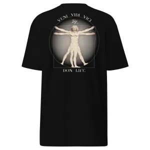 ARETE MEN'S OVERSIZED TEE - BLACK