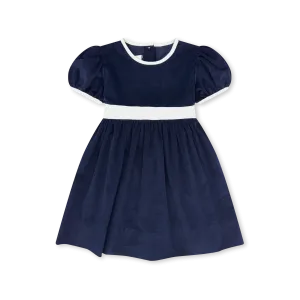Ashley Dress - High Point Navy Cord