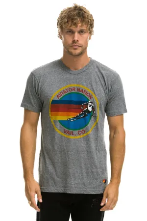 AVIATOR NATION VAIL TEE - HEATHER
