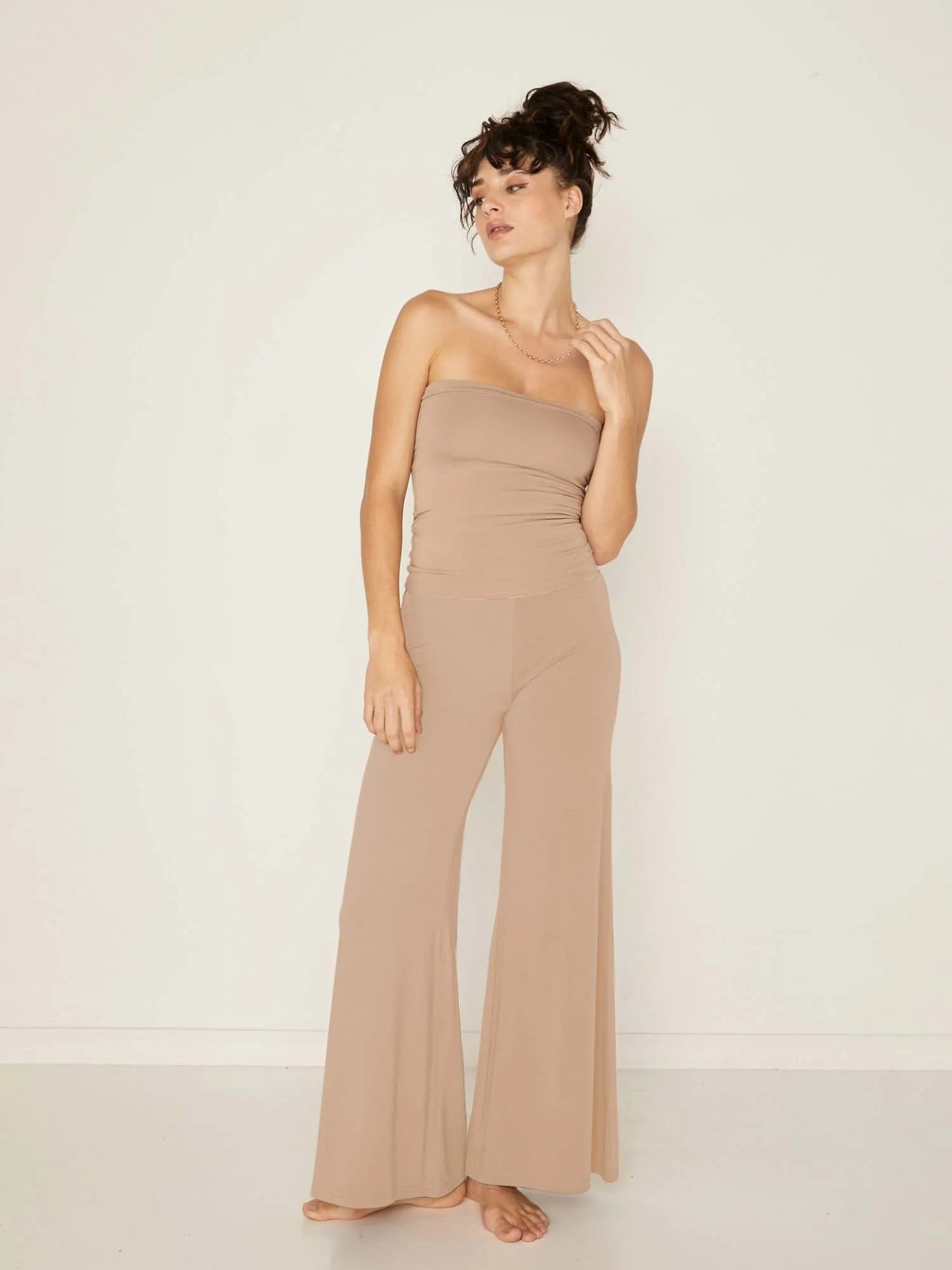 Bamboo Tube Top / Skirt - Caramel