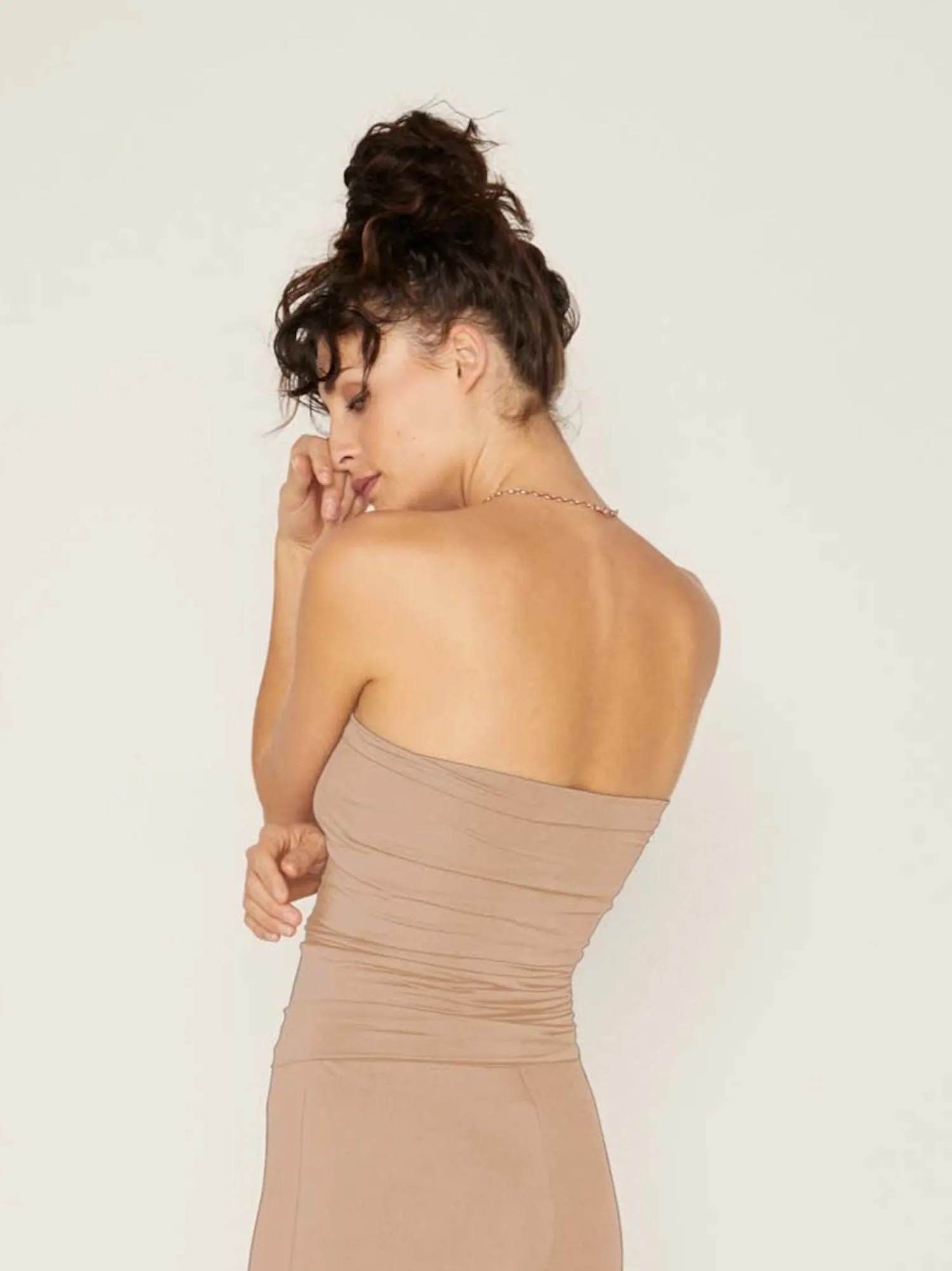 Bamboo Tube Top / Skirt - Caramel
