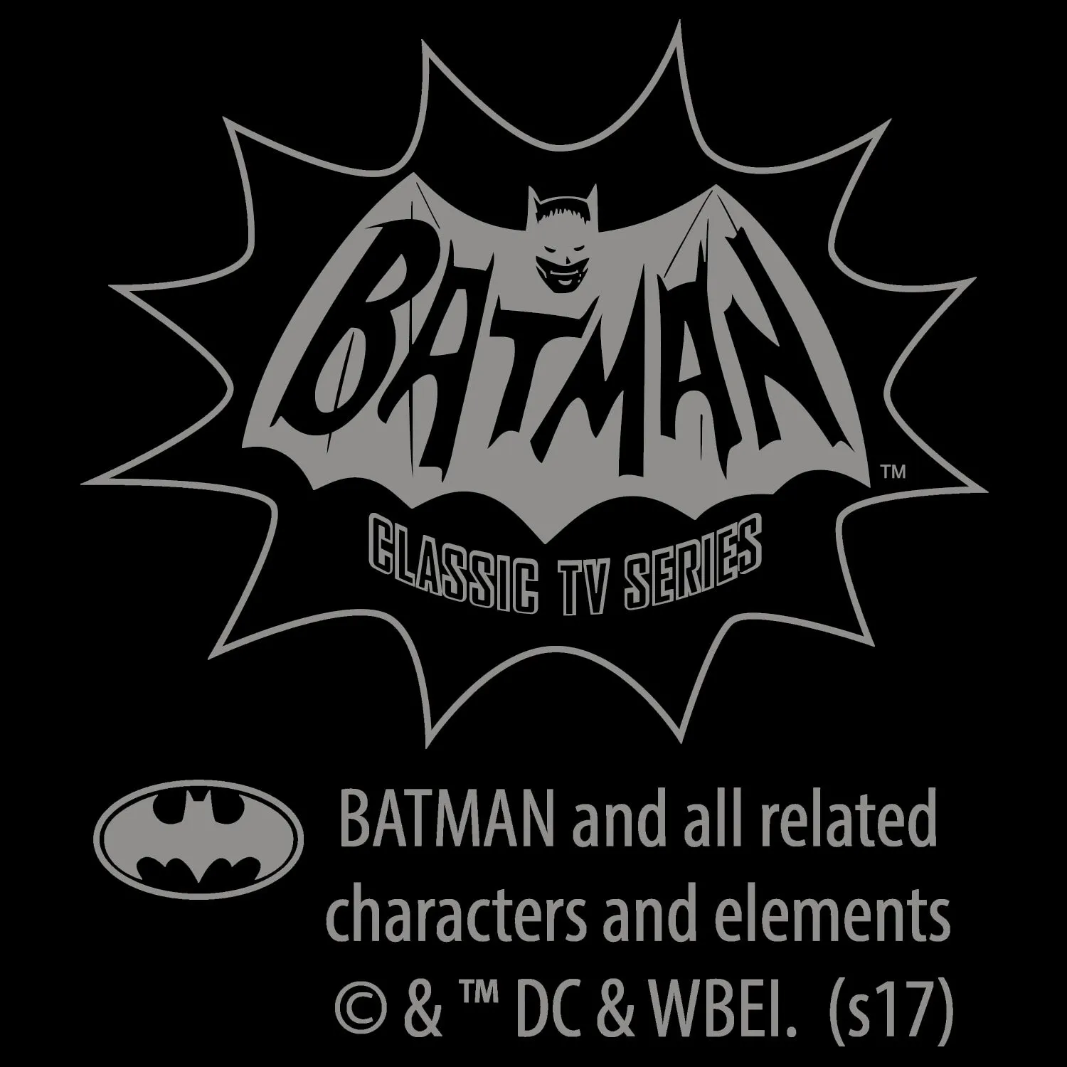 Batman 66 Robin POW Official Men's T-shirt (Black)