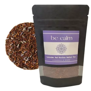 Be Calm - Lavender Rooibos Herbal Tea - Loose Leaf | No Caffeine, 1.5 oz