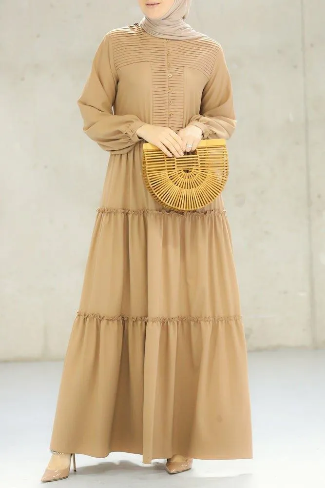 Beige Comfort Dress