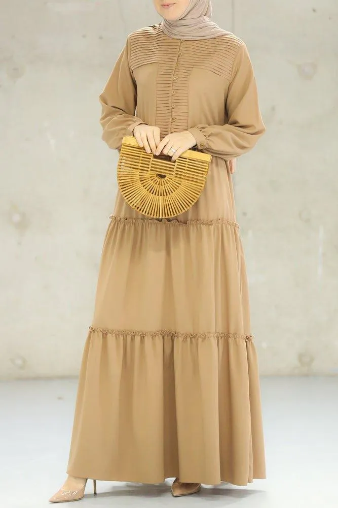 Beige Comfort Dress