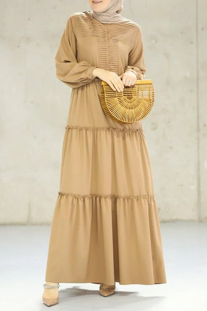Beige Comfort Dress
