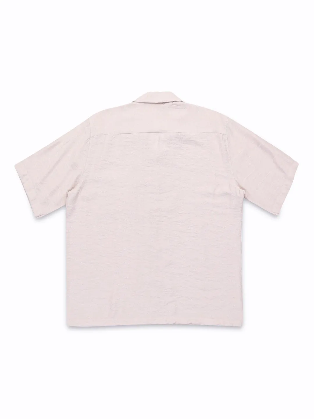 Beige Plain Resort Shirt