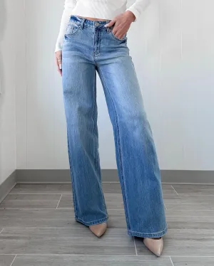 Bella High Rise Wide Leg Jeans