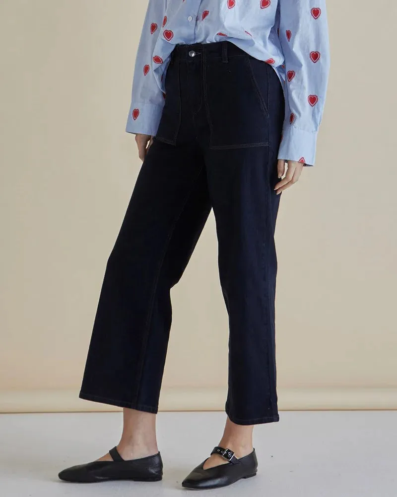 Betty Basics Easy Relax Jeans - Blue Smoke