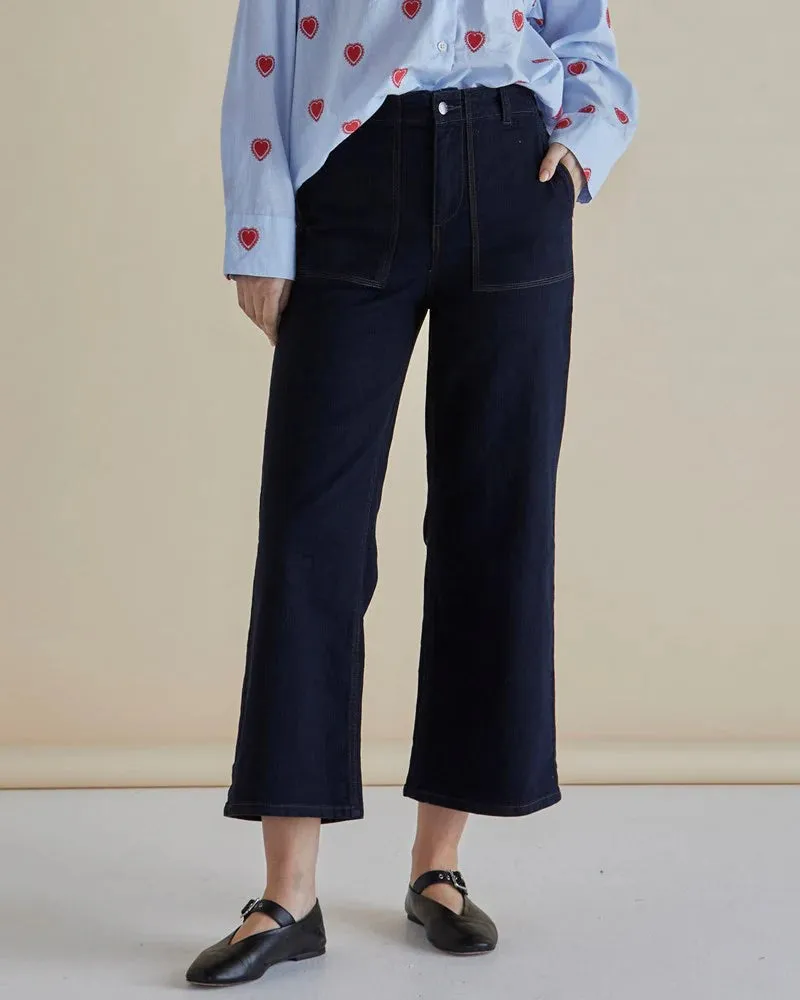 Betty Basics Easy Relax Jeans - Blue Smoke
