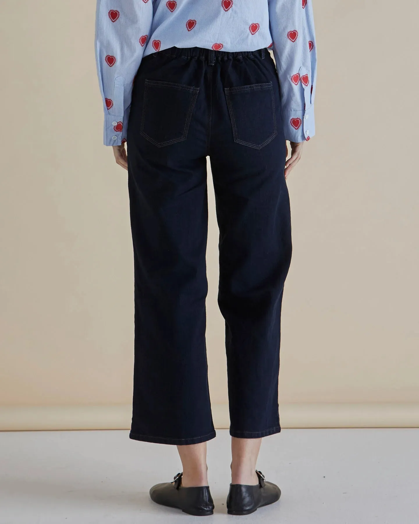 Betty Basics Easy Relax Jeans - Blue Smoke